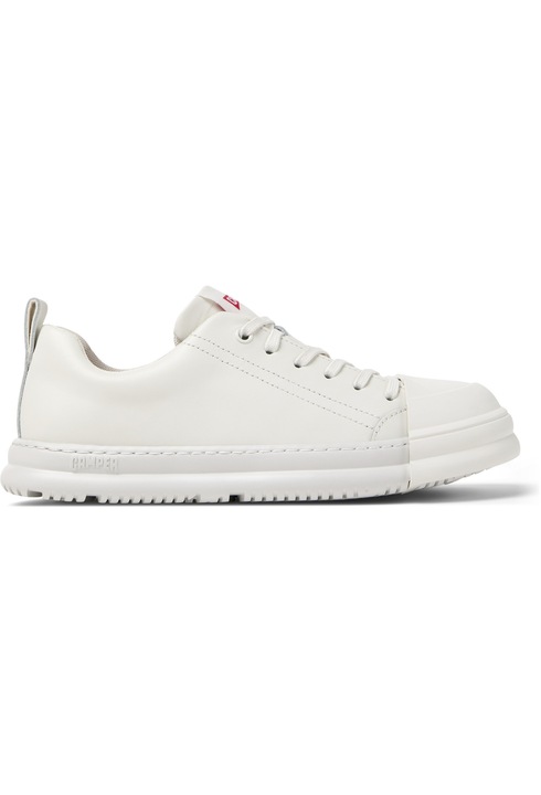 Camper, Pantofi sport low-cut de piele Junction Runner, Alb fildes