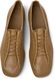 Camper, Pantofi slip-on cu varf patrat si talpa plata Casi Myra, Maro, 37