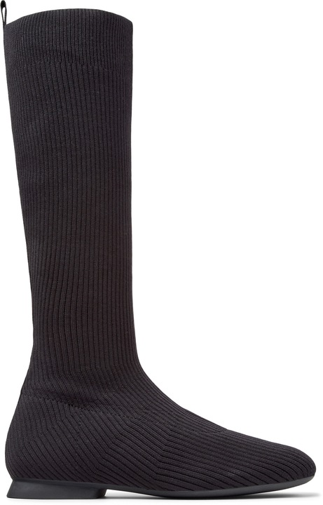 Camper, Cizme lungi din material textil Casi Myra, Negru
