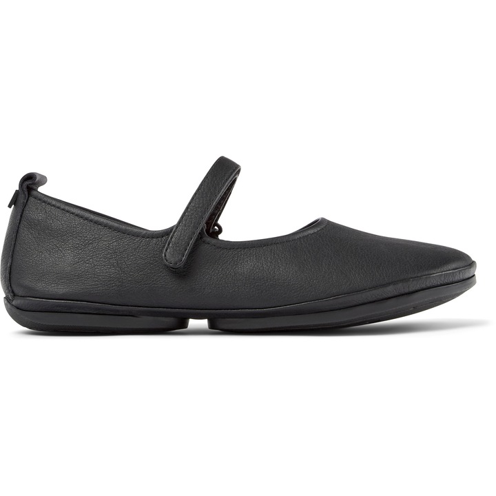 Camper, Balerini Mary Jane din piele Right Nina, Rosu/Negru