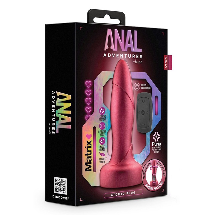 Anál dugó, Tonga Matrix Atomic Plug Marsi Bor, 10x5cm