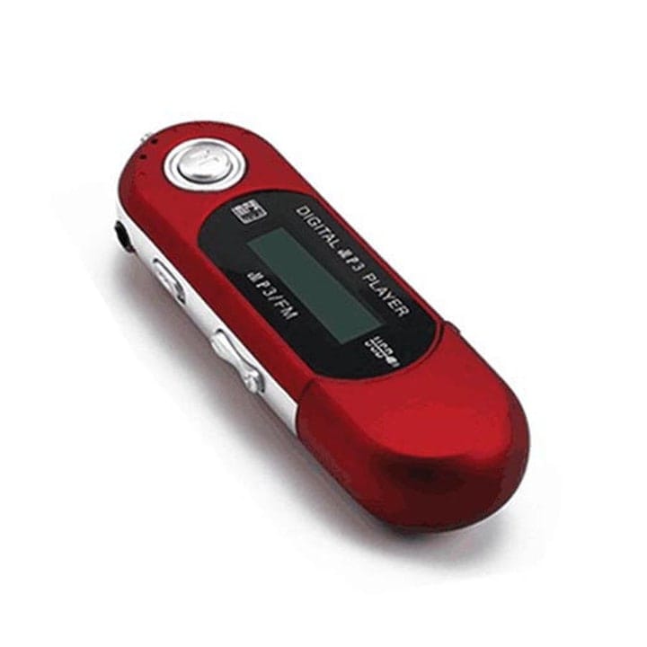 MP3 lejátszó, 16 GB, LCD kijelző, külső TF kártya