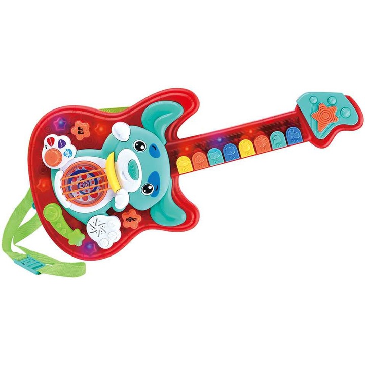 PlayGo világító gitár kiskutya, zenei játékszer