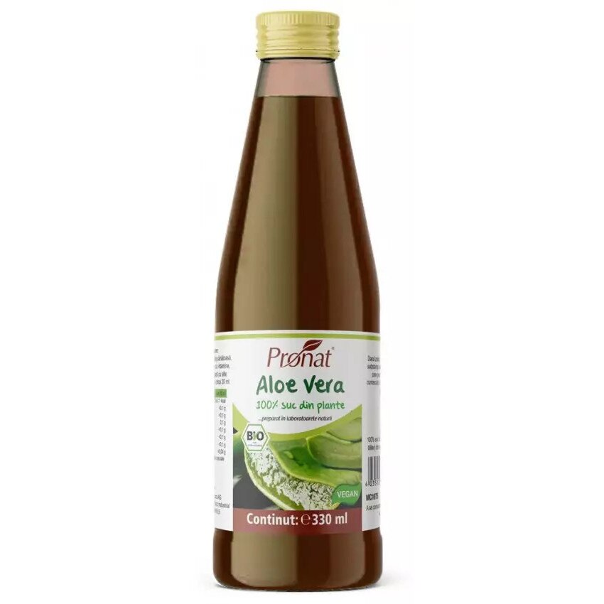 Suc de aloe vera 100%, bio, 330ml Medicura - eMAG.ro