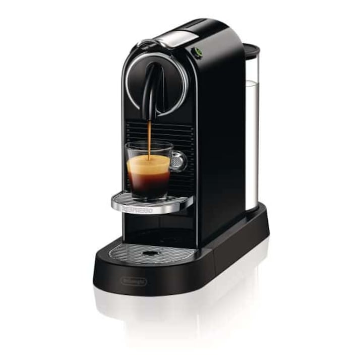 Espressor cu capsule Nespresso DeLonghi Citiz EN167.B, 1260 W, 1l, 19 bar, Oprire automata, Negru