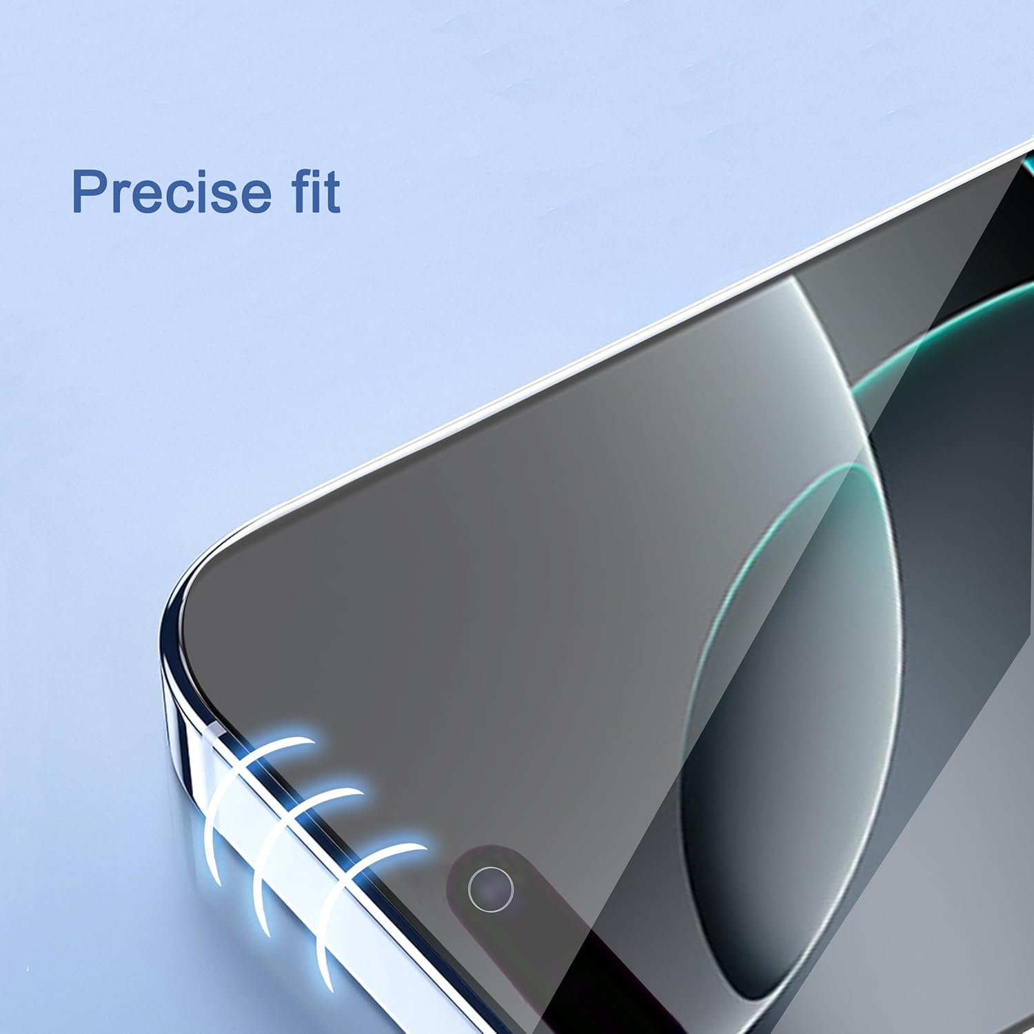 Set 3 Folii de protectie ecran pentru iPhone 16 Pro [6.3 inch] + 3 Protectii lentila camera cu cadru de instalare, folie sticla securizata compatibila cu husa, [9H Hardness] - HD, PEEKit