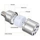 Supapa de control al nivelului apei TREXORA, 10-150 PSI, din inox 304, argintie, pentru sisteme de scurgere