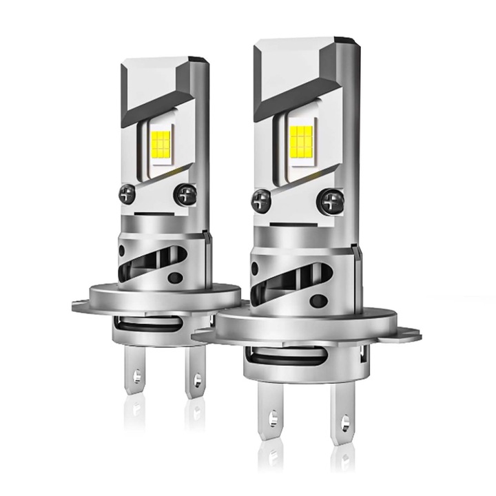 TREXORA H7 LED автомобилни крушки, 2 броя, 16000LM, 6000K, 60W