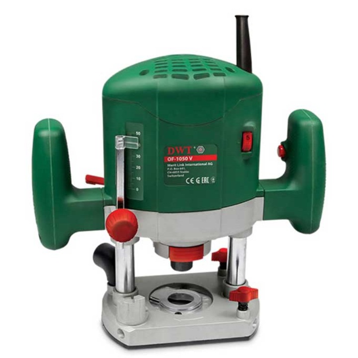 Freza electrica DWT 1050W, viteza variabila, dimensiune 50x12mm, 3.2 Kg