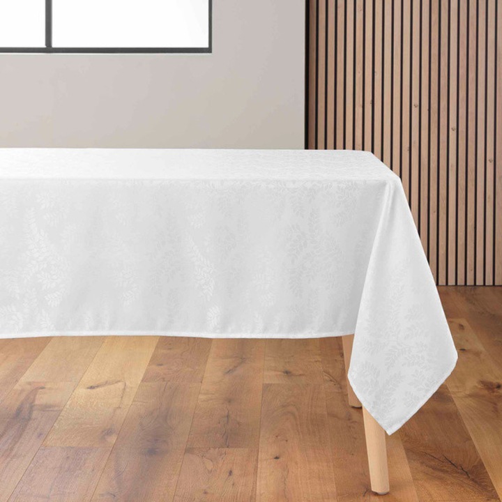 Ezüst mintás terítő, DORIANE, 140 x 240 cm