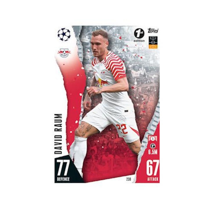 Joc de societate Topps Match Attax 2023/24 1st Edition 230 David Raum