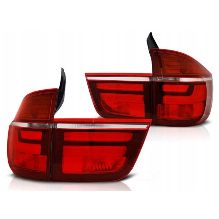 Sonar hátsólámpa szett, BMW X5 E70 LED piros 2007-2010