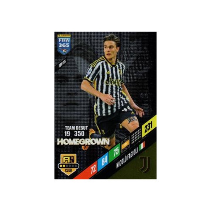 Търговска карта, Panini Adrenalyn XL 365 2024 JUV15 Николо Фагиоли, Ювентус