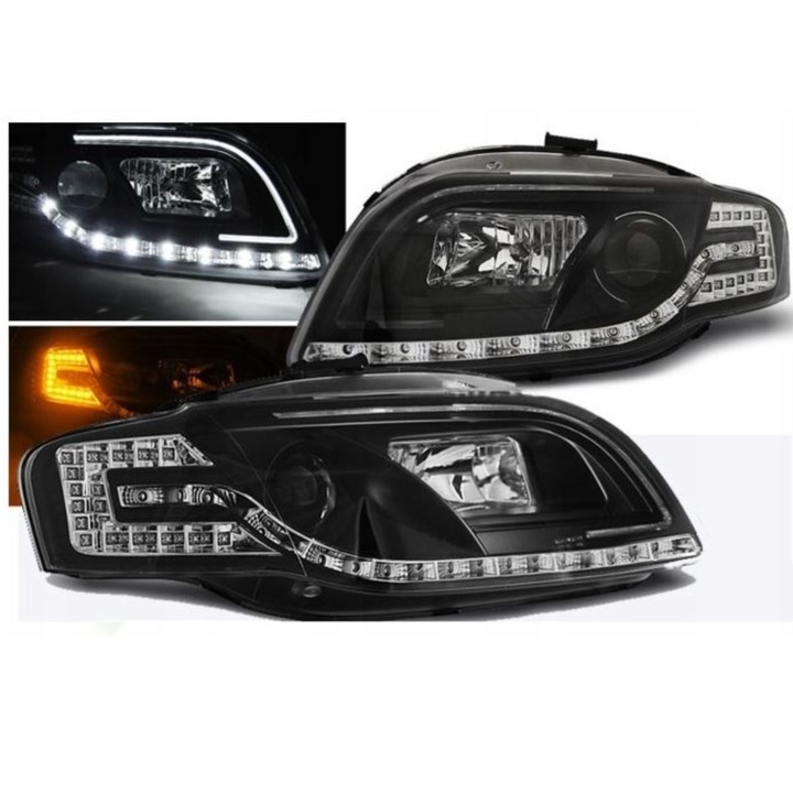 Комплект фарове за AUDI A4 B7 от 2004 до 2008, LED