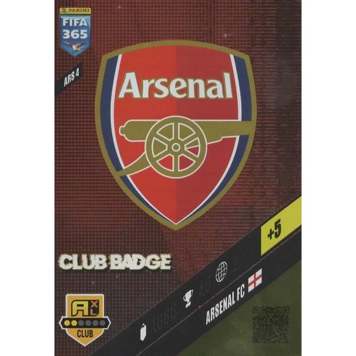 Panini Adrenalyn XL 365 2024 ARS4 клубна значка