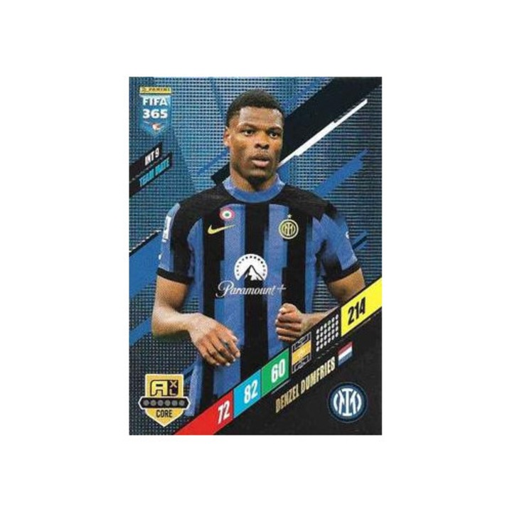 Panini Adrenalyn XL 365 2024 INT9 Denzel Dumfries, FC Internazionale Milano Card
