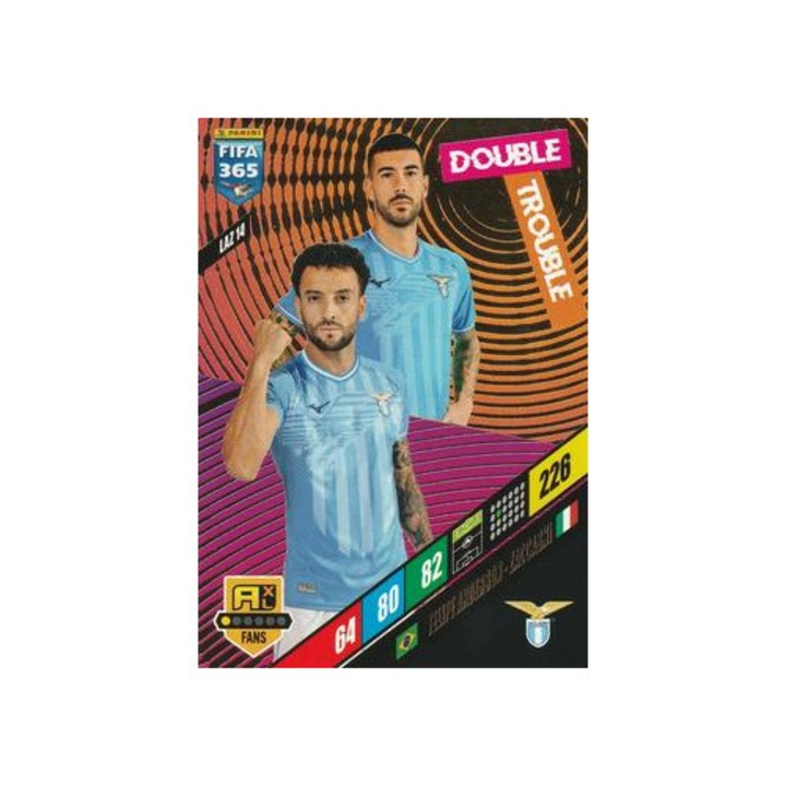 Cardonas Panini Adrenalyn XL 365 2024 LAZ14 Felipe Anderon / Mattia Zaccagni