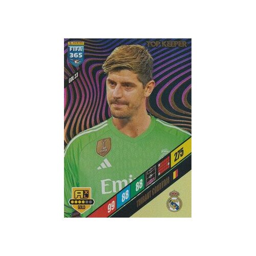 Cartonas Panini Adrenalyn XL 365 2024 GOL23 Thibaut Courtois, Real