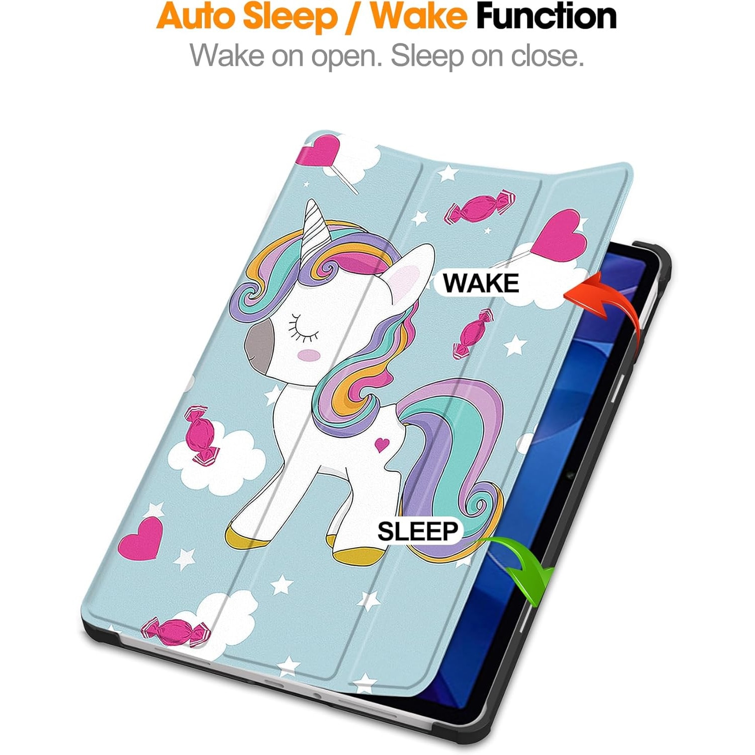 Husa pentru Xiaomi Redmi Pad 2 tip stand functie sleep/wake-up protectie 360 - Unicorn