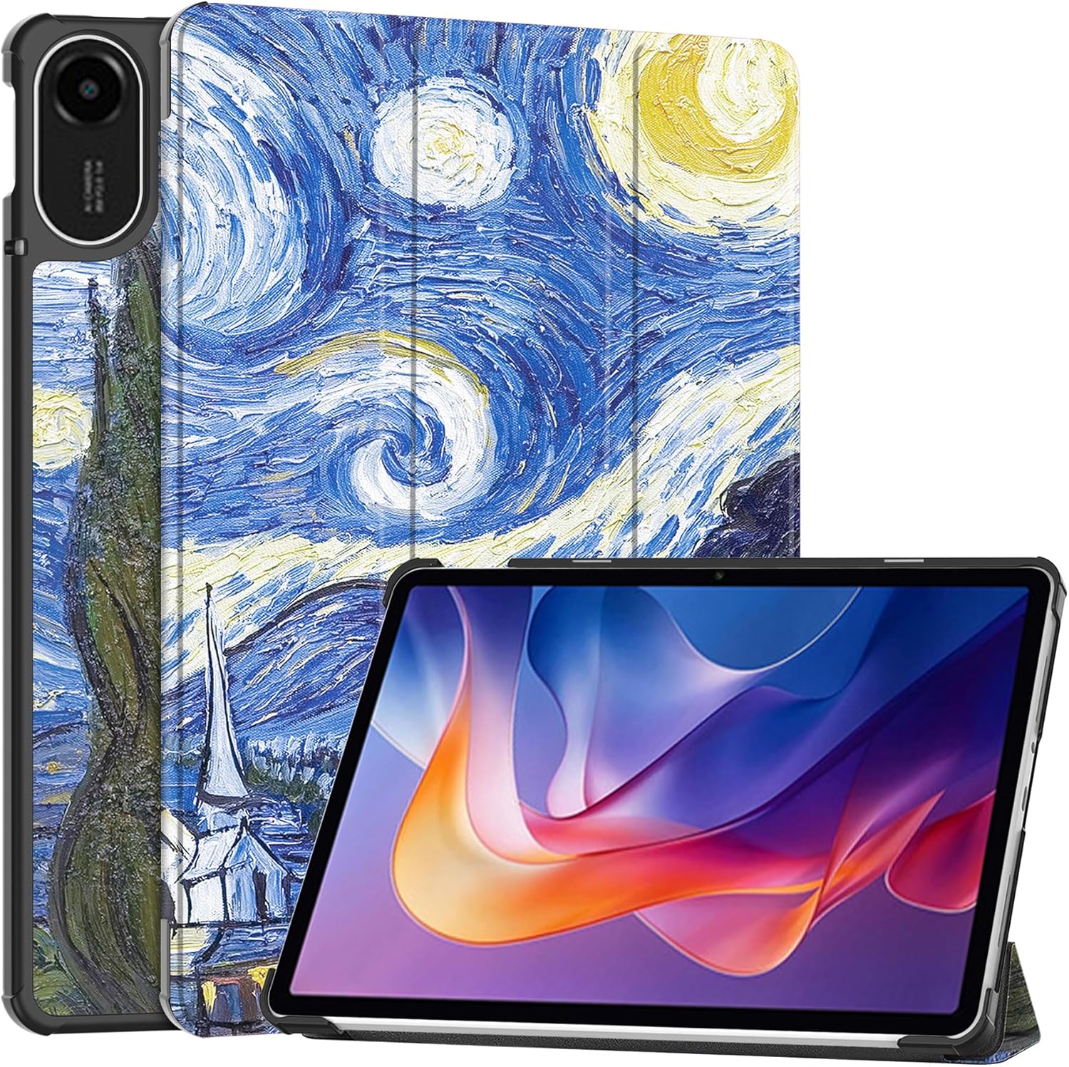 Husa Sigloo pentru Xiaomi Redmi Pad 2 – Slim, Piele Ecologica, Antisoc, Stand Reglabil