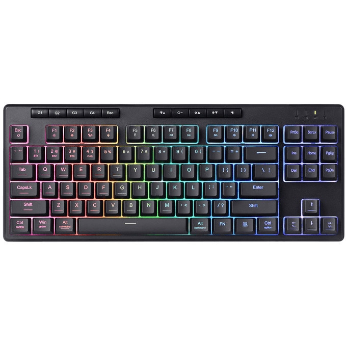Tastatura gaming mecanica Bluetooth/cu fir Redragon Shiva TKL Pro