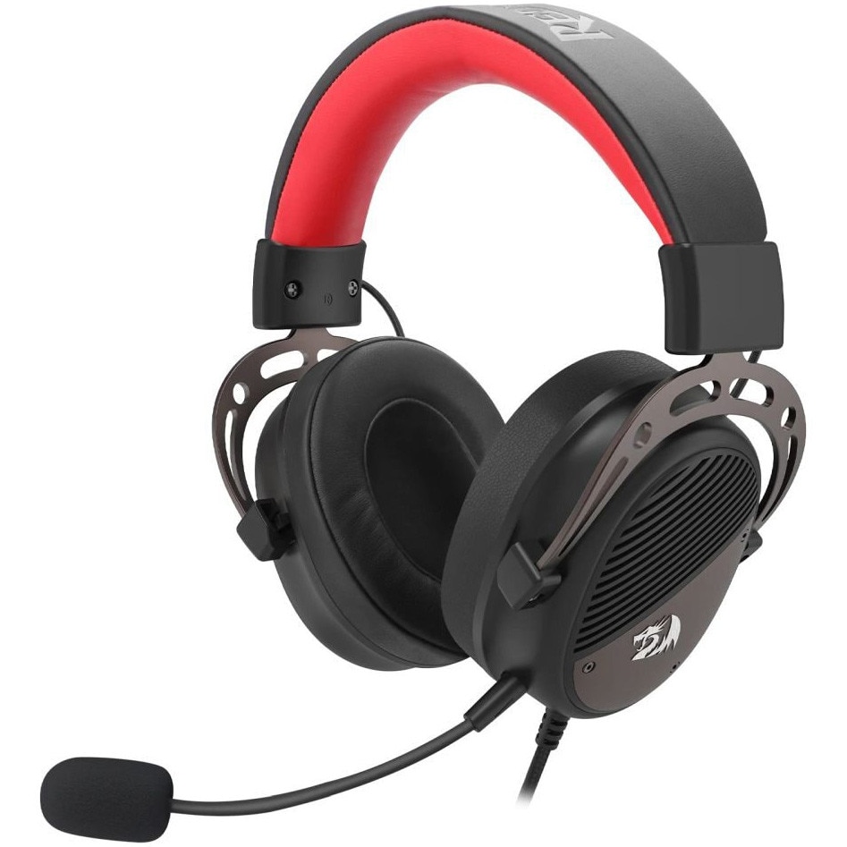 Casti gaming cu fir Redragon Thoridal, multiplatforma, microfon cu noise canceling, difuzoare 53mm, Negru