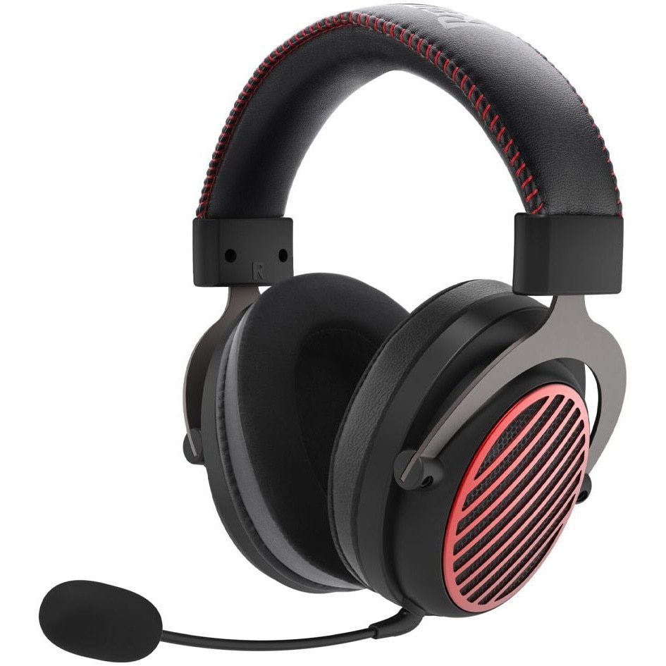 Casti gaming wireless/cu fir Redragon Luna Pro, multiplatforma, microfon cu noise canceling, difuzoare 53mm, Negru