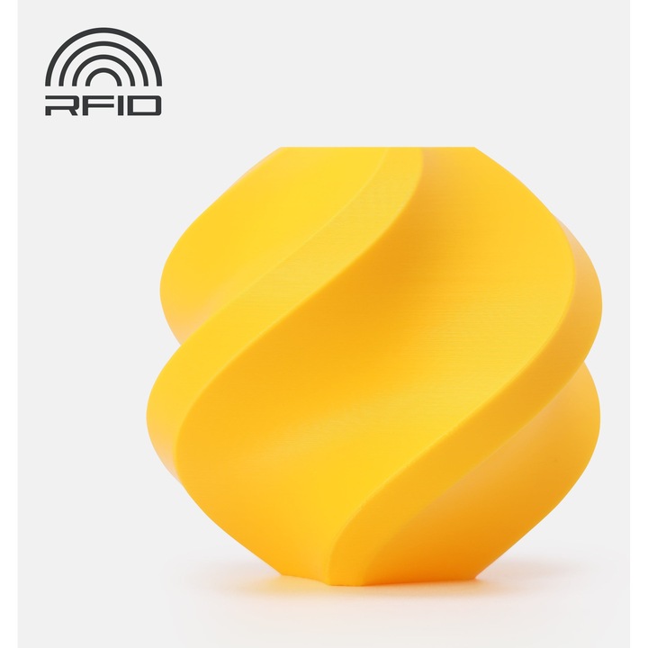 Filament Bambulab PLA Basic 1.75 Sun Flower Yellow 1Kg cu Spool