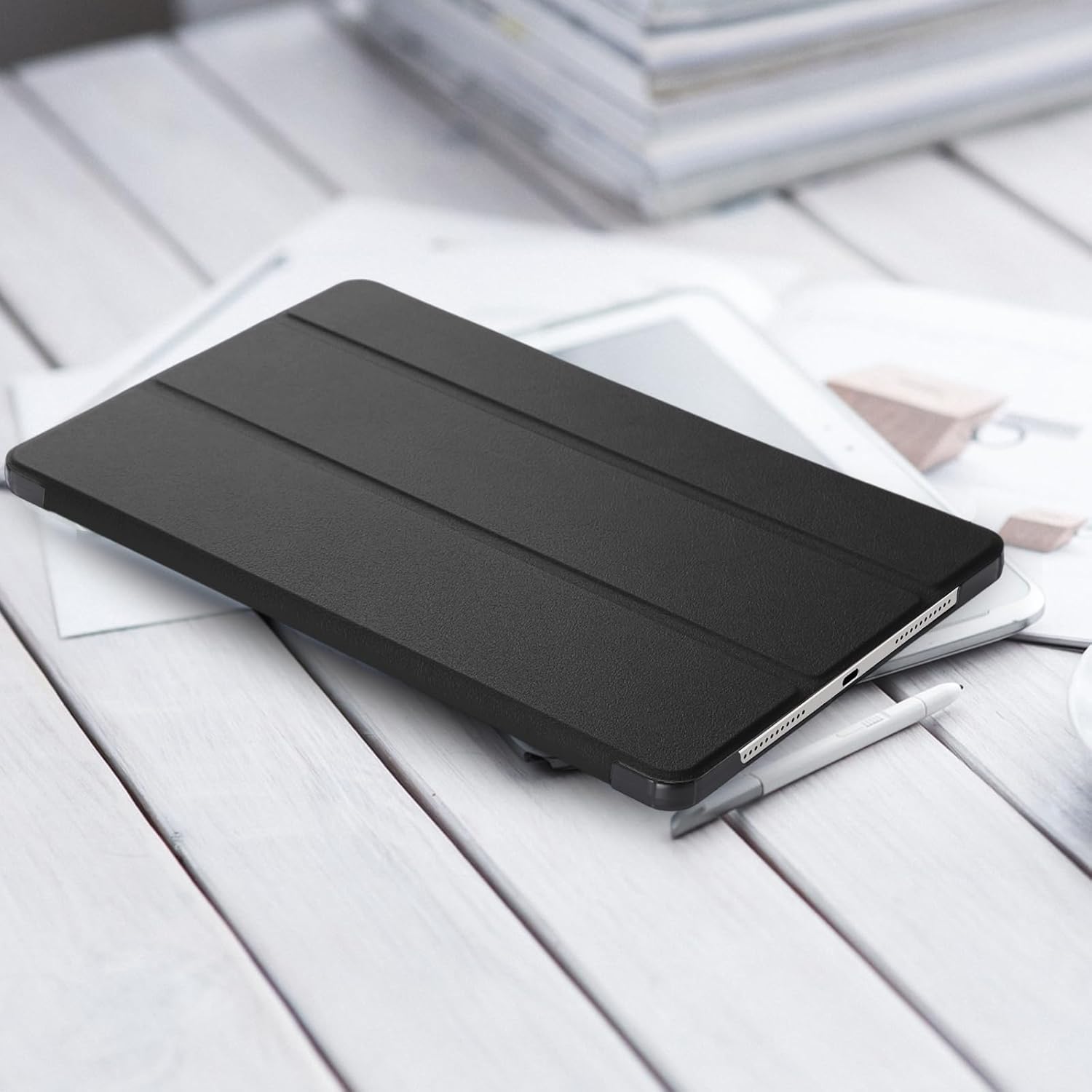 Husa pentru Honor Pad X9a tip stand functie sleep/wake-up protectie 360 - Negru