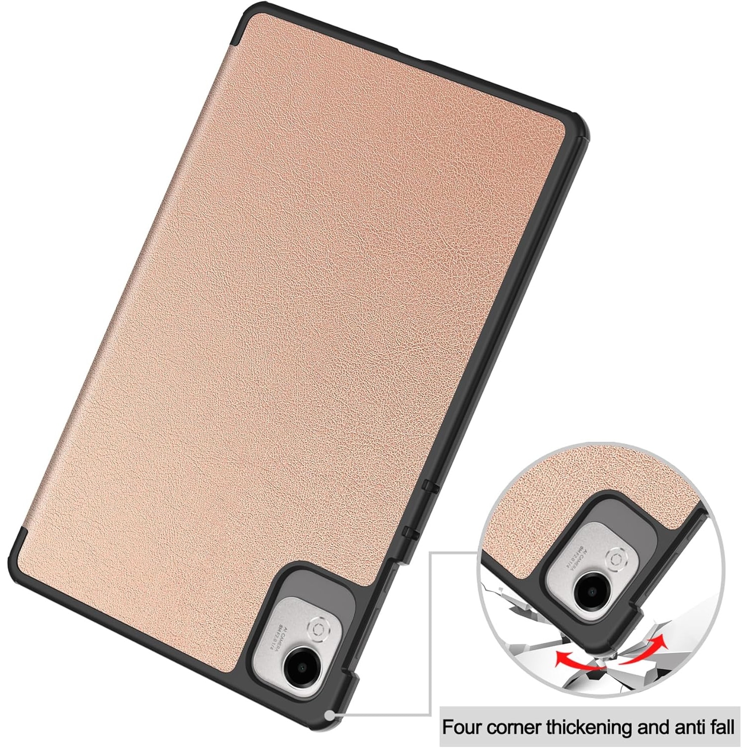 Husa pentru Honor Pad X9a tip stand functie sleep/wake-up protectie 360 - Roz