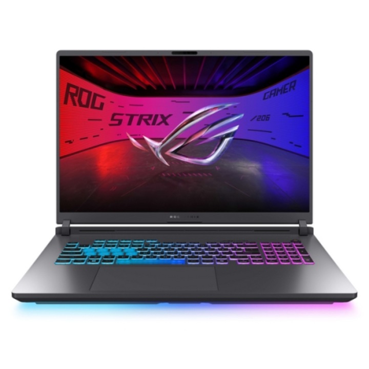 ASUS ROG Strix G18 G815JMR-S9013MXM laptop, Intel Core i9-14900HX, 18 hüvelyk, 32 GB RAM DDR5, 1 TB SSD, nVidia GeForce RTX 5060 8 GB, Operációs rendszer nélkül, Eclipse szürke