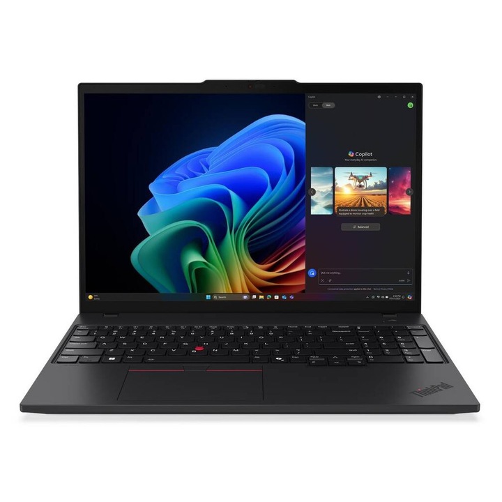 Лаптоп Lenovo ThinkPad T16 G4 WUXGA 16 инча AMD Ryzen AI 7 Pro 350 32GB 1TB SSD Windows 11 Pro Черен