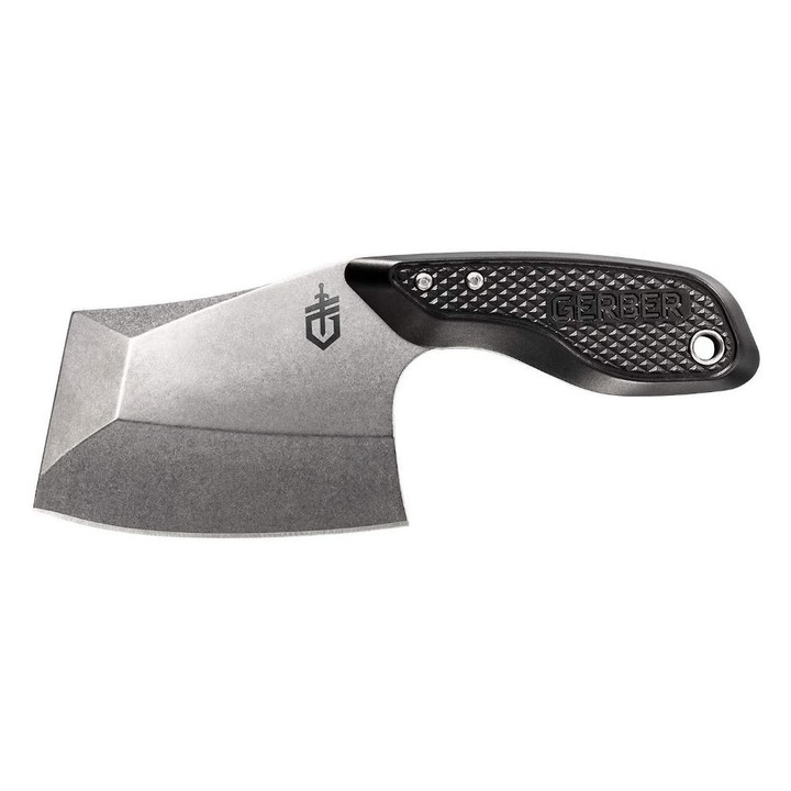 Mini cutit Gerber, inox, 7.3cm, argintiu/negru