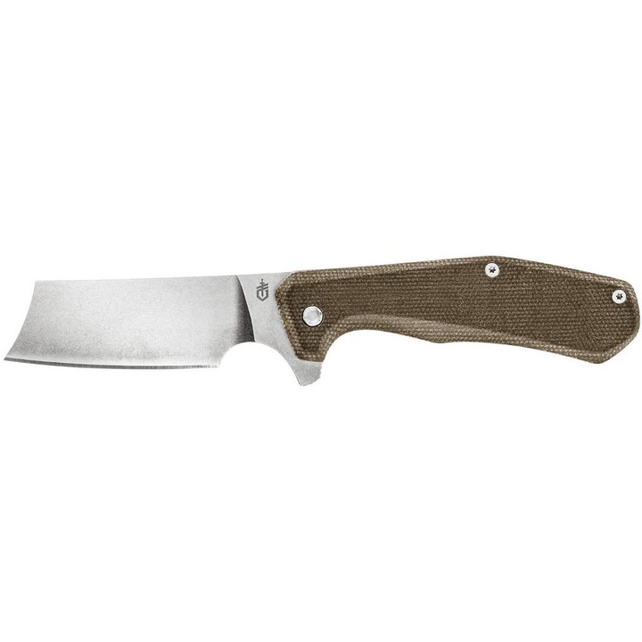 Cutit Pliabil Gerber Asada Olive - Lama Otel 7Cr17MoV, Mecanism Rulment cu Bile, Deschidere Facila cu o Singura Mana, Maner Aluminiu Anodizat, Clip Curea - Ideal EDC, Robust si Fiabil