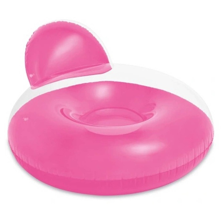 Intex 58889 töltött fotel, rózsaszín, 137x122cm, maximum 80kg