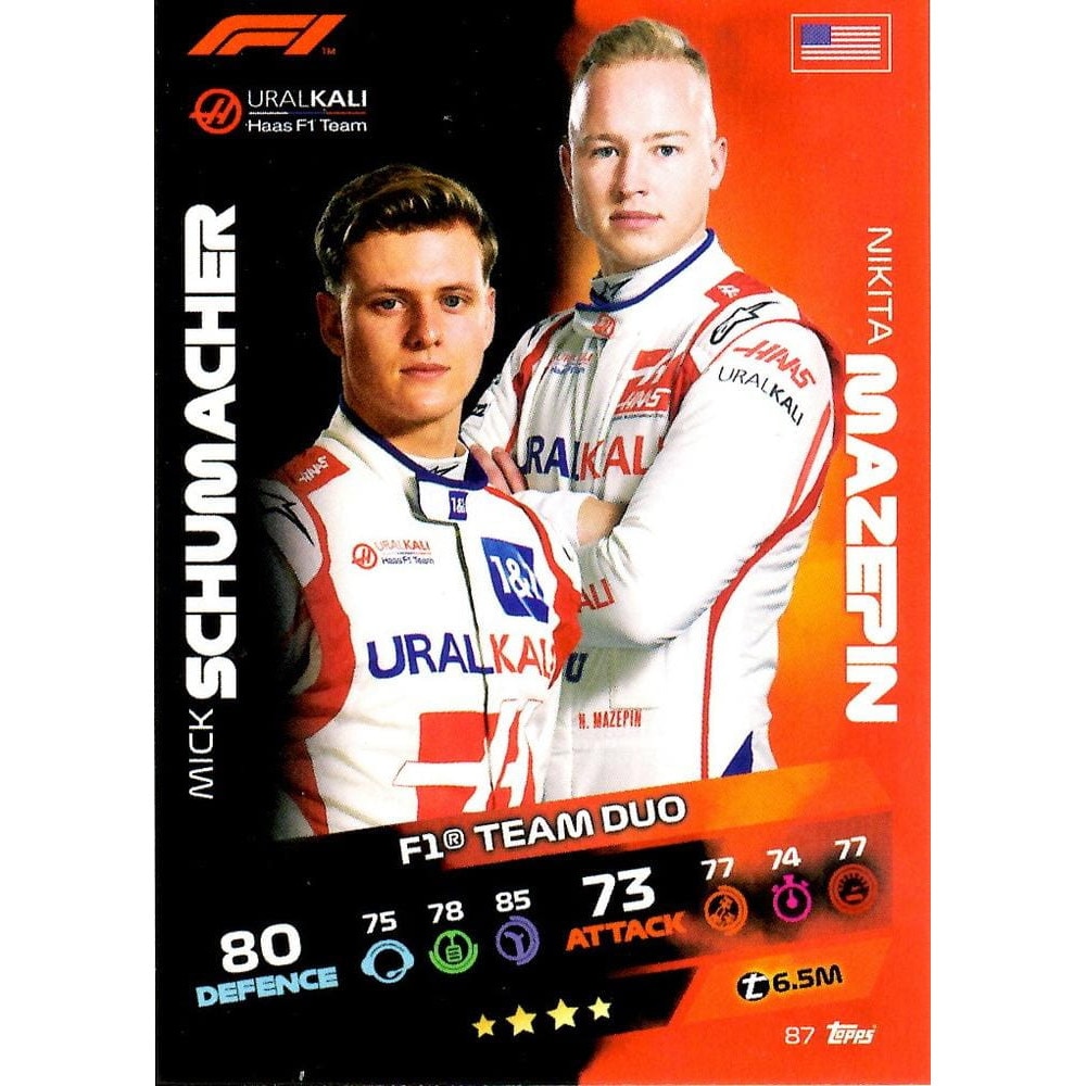 Set Jocuri de societate Turbo Attax 2021 87 Mick Schumacher