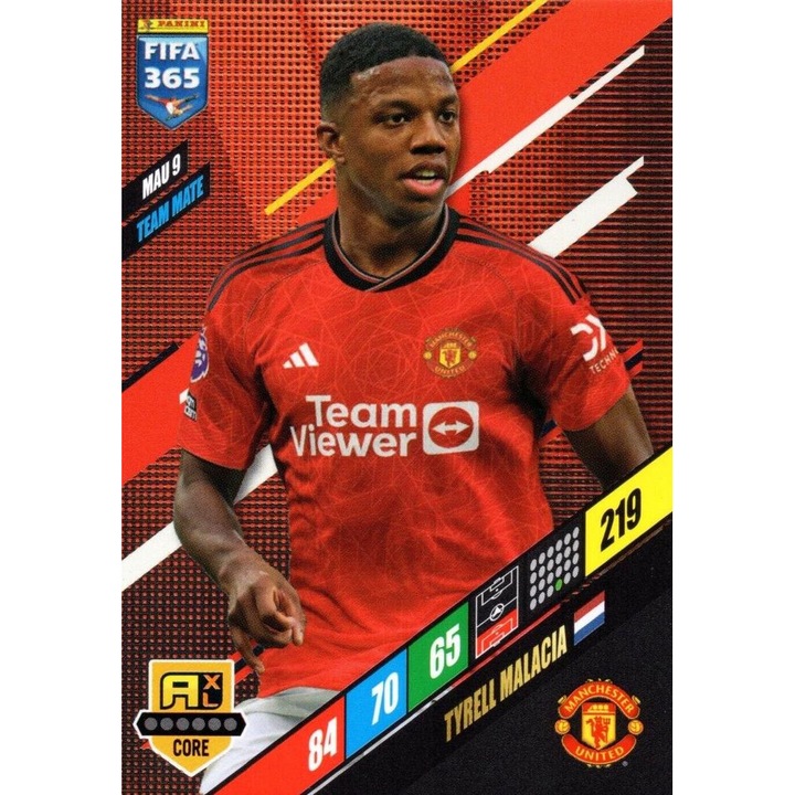 Cartonas Panini Adrenalyn XL 365 2024 Tyrell Malacia Manchester United