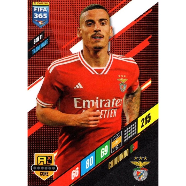 Card de colectie Panini Adrenalyn XL 365 2024 Chiquinho Benfica