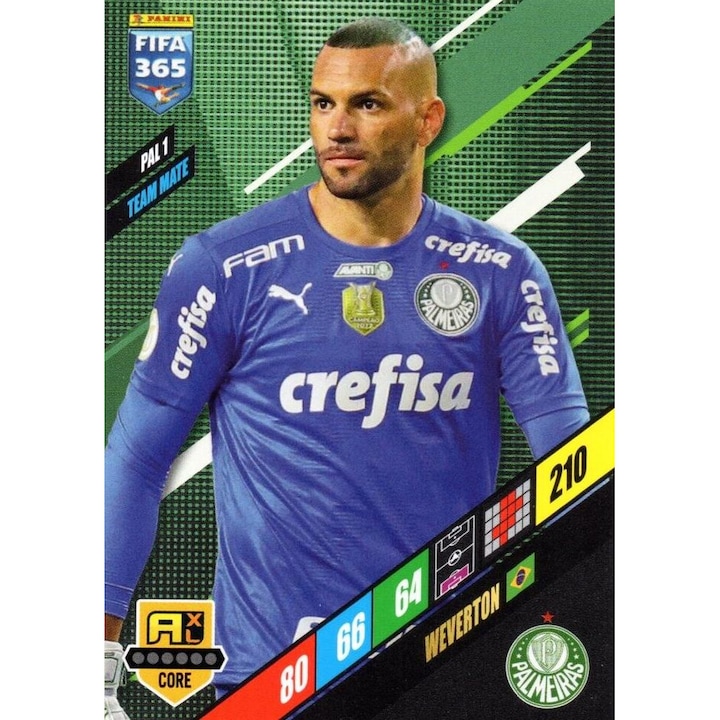Adrenalyn XL 365 2024 PAL1 Weverton, Panini, SE Palmeiras alapkártya