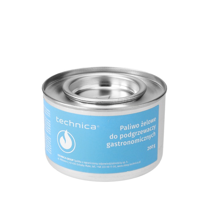 Set 120 bucati combustibil gel pentru incalzitoare de catering, TECHNICA, 200g