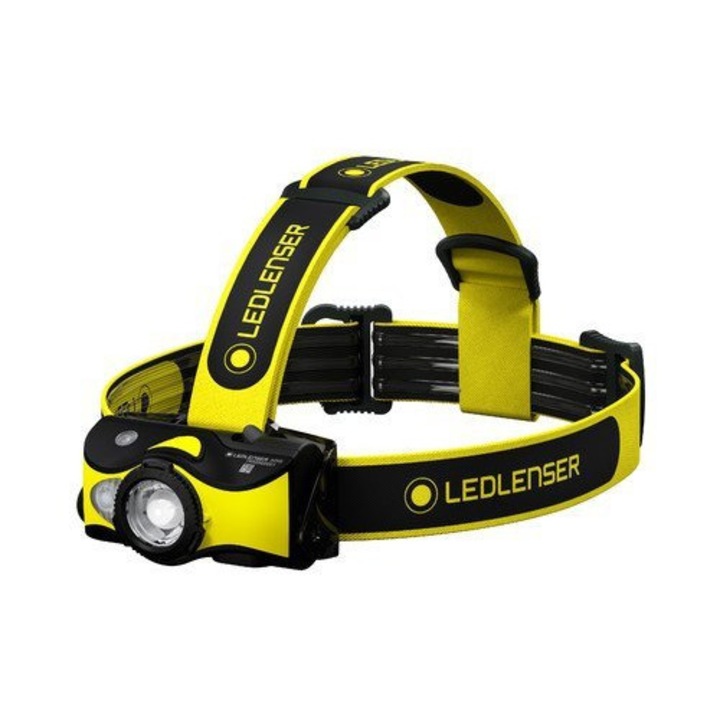 Челник Ledlenser iH9R, 600 лумена, IP54, 2x14500 батерии, многоцветен