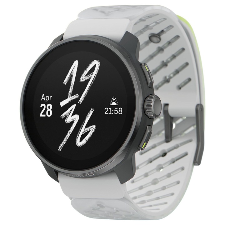 Спортен часовник, Suunto, размери 10x15x22см, бял