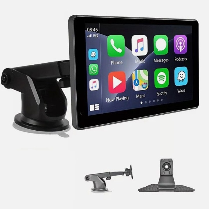 Player auto Bluetooth cu ecran tactil 26cm, MP5, 27x13x12cm, 0.816kg