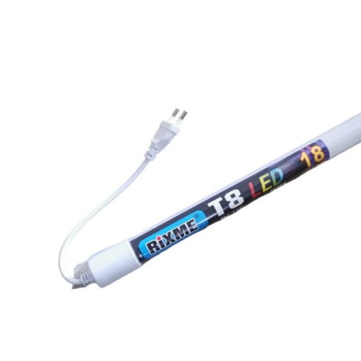 Tub LED Rixme, 18W, 120x3x3cm, alb cald