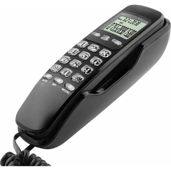 Telefon cu fir KX-T888CID, negru