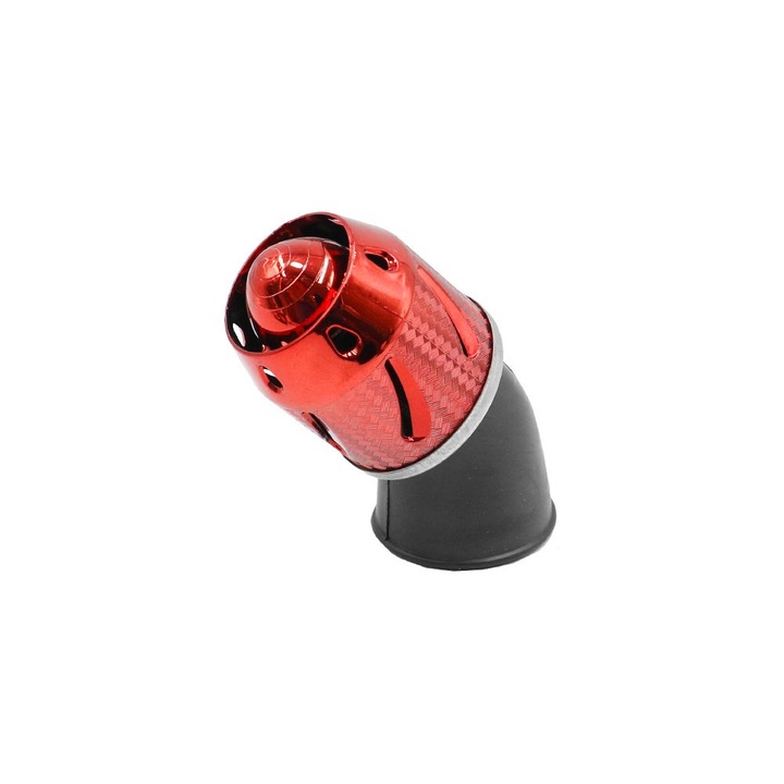 Filtru conic liber 60x135mm rosu inox