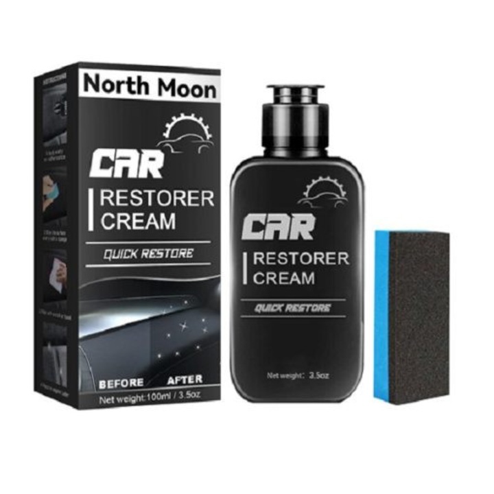 Crema de restaurare pentru interiorul masinii 100ml, 5.5x4x13cm, 0.130kg