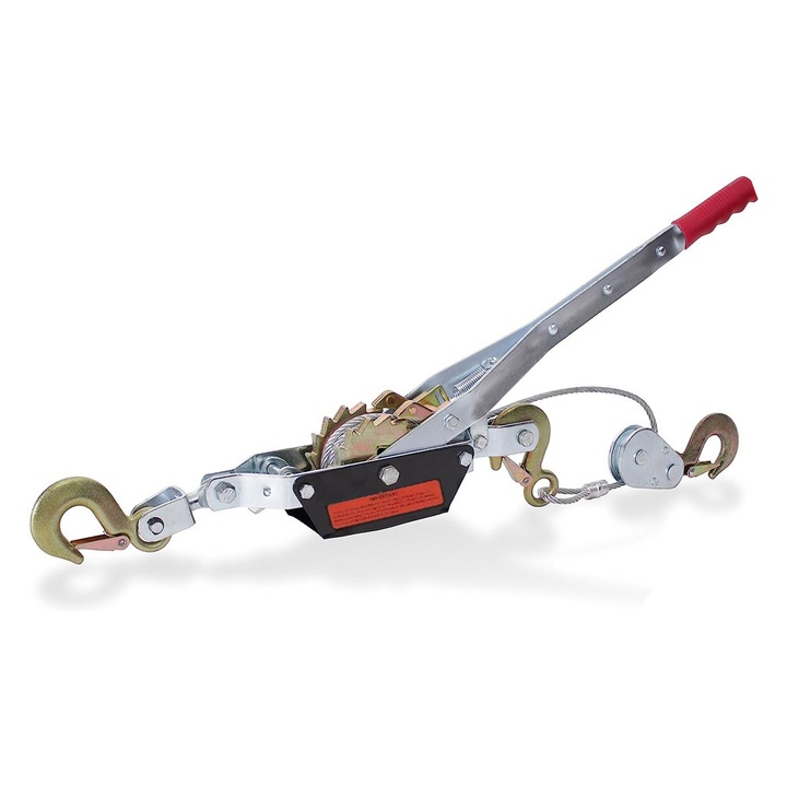 Troliu manual, 1 tona, 14242-9, Argintiu