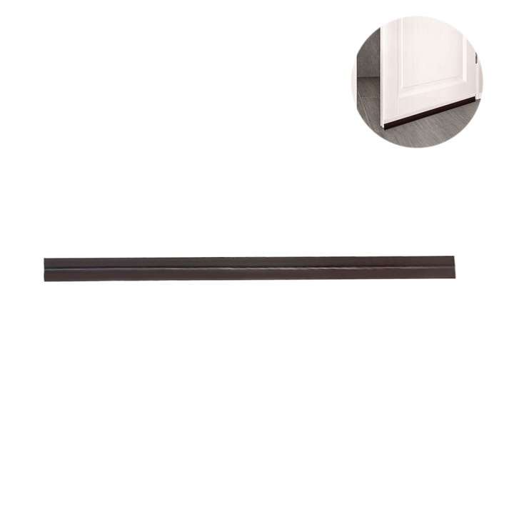 Opritor de ușă, 1 m, 3.5 cm lățime, Cafea