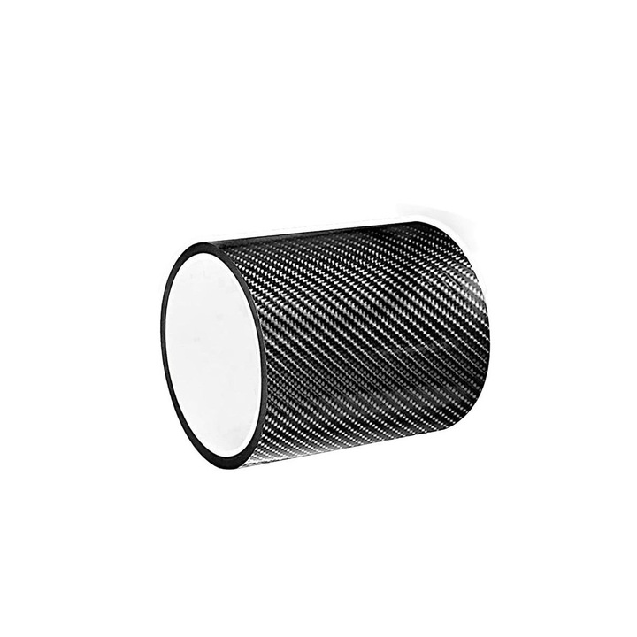 Folie decorativa de protectie auto CARSUN, 10x180cm, PVC, neagra